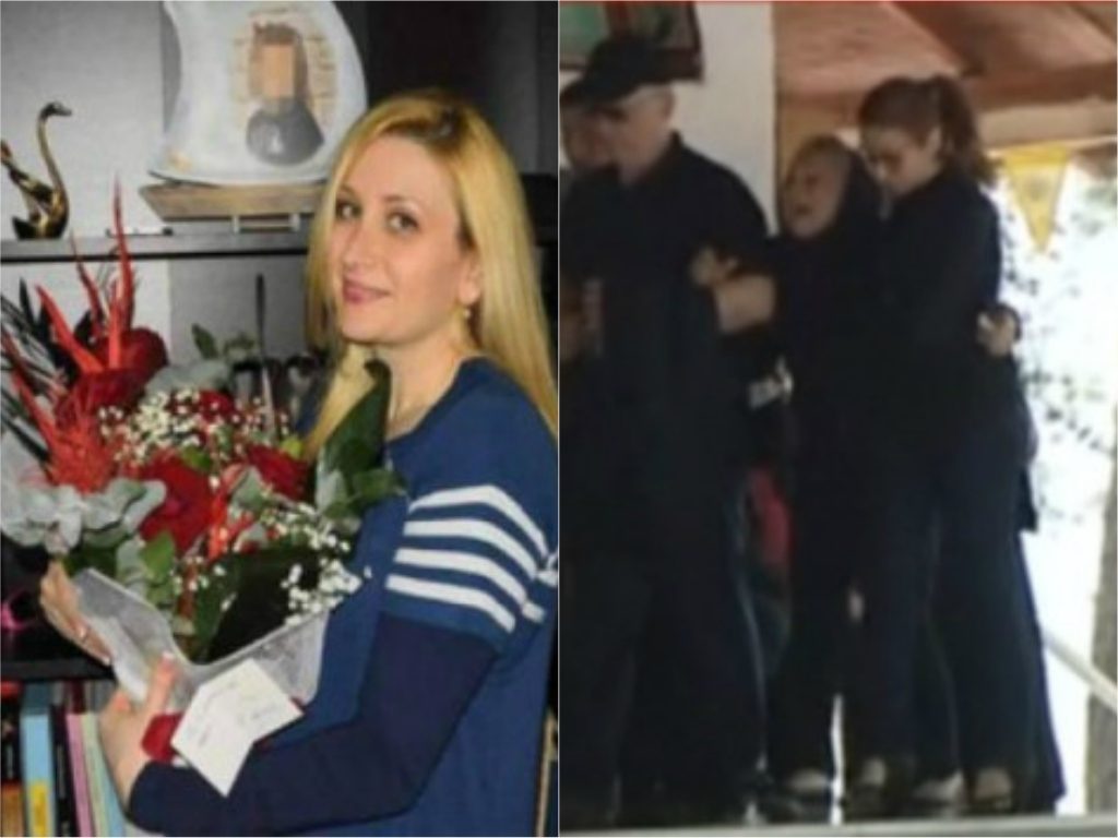 Η κηδεία της 36χρονης μεσίτριας που δολοφονήθηκε στη Θεσσαλονίκη – Τραγικές φιγούρες η μάνα, ο σύζυγος και τα παιδιά της [pic, vid]