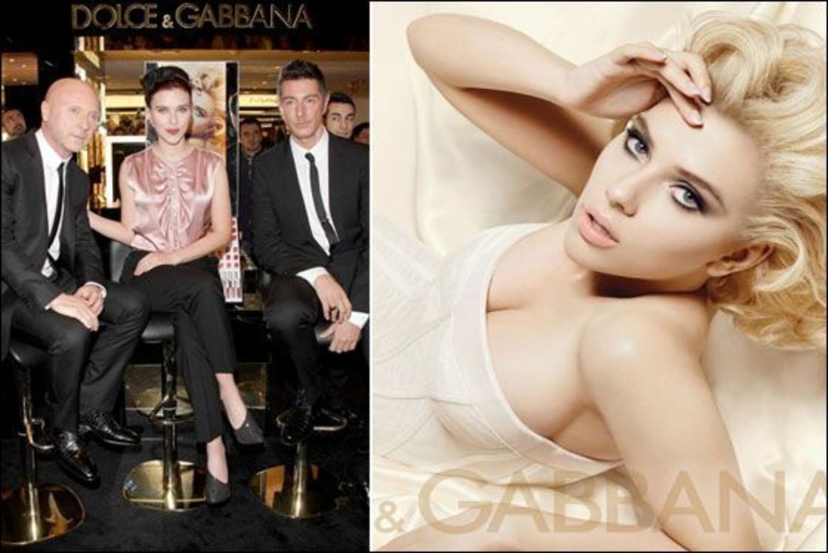 Scarlet Johansson και D&G!