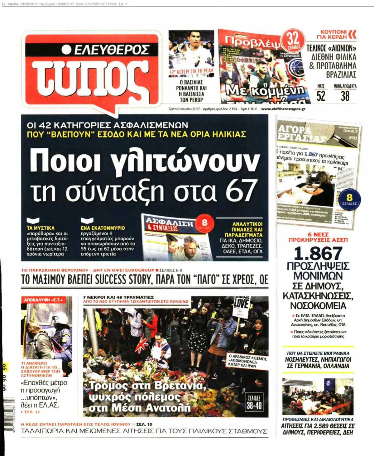 ΕΛΕΥΘΕΡΟΣ ΤΥΠΟΣ 06-06-2017