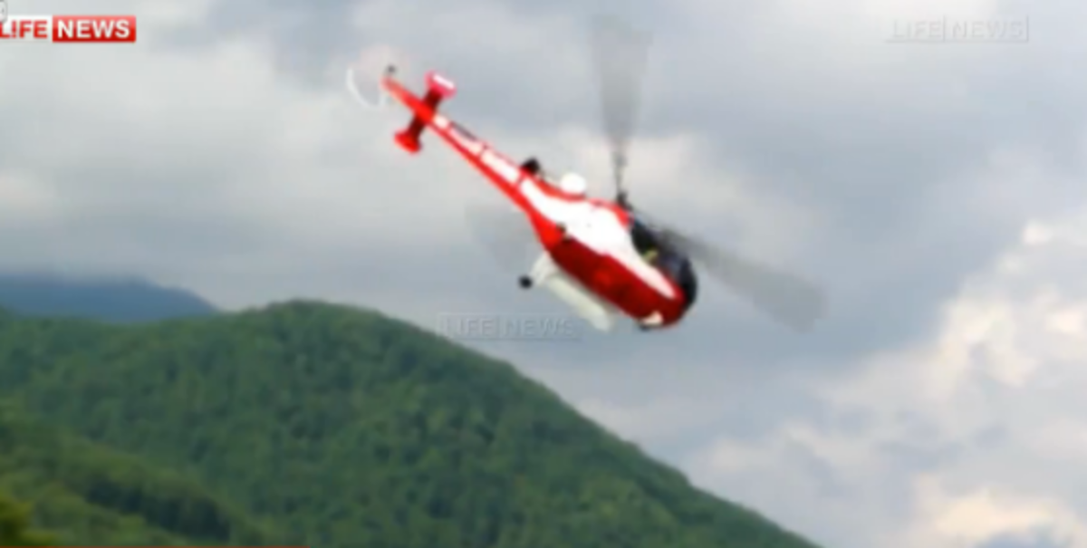 ΒΙΝΤΕΟ: Συντριβή ελικοπτέρου σε ποτάμι στη Ρωσία