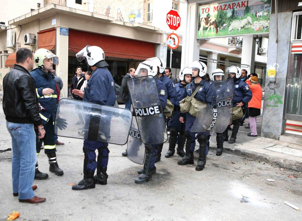 Η αστυνομία απεσώβησε τα χειρότερα στο Ηράκλειο