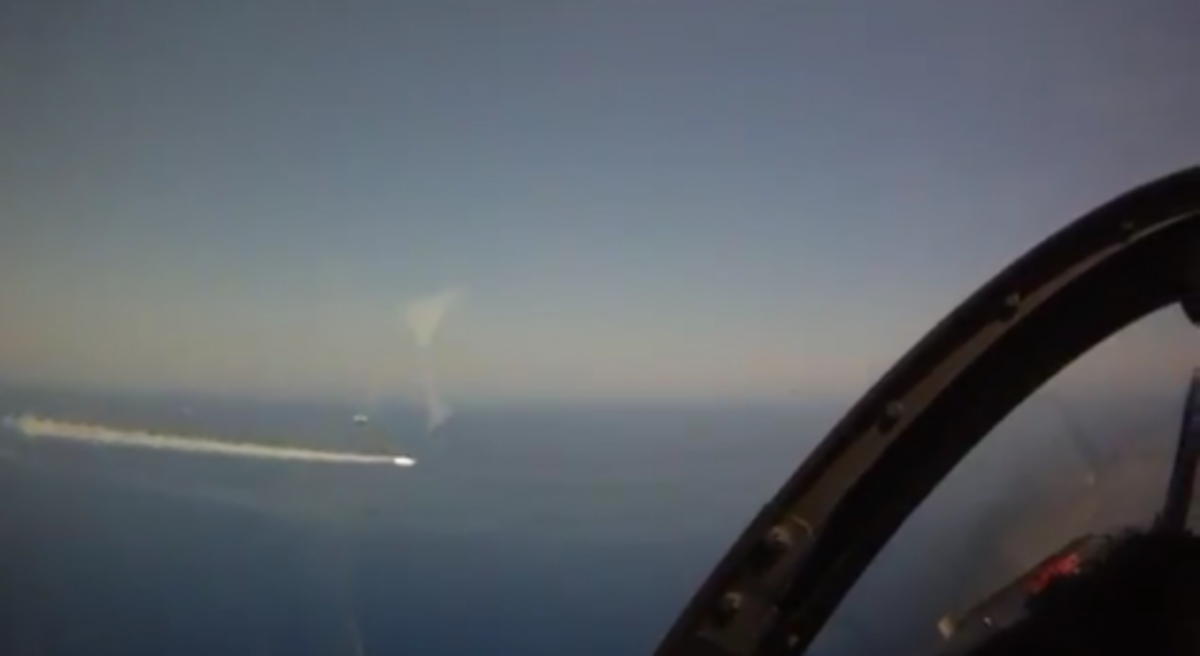 Σε βίντεο η ρίψη EXOCET από Mirage 2000,στο Πεδίο Βολής Κρήτης