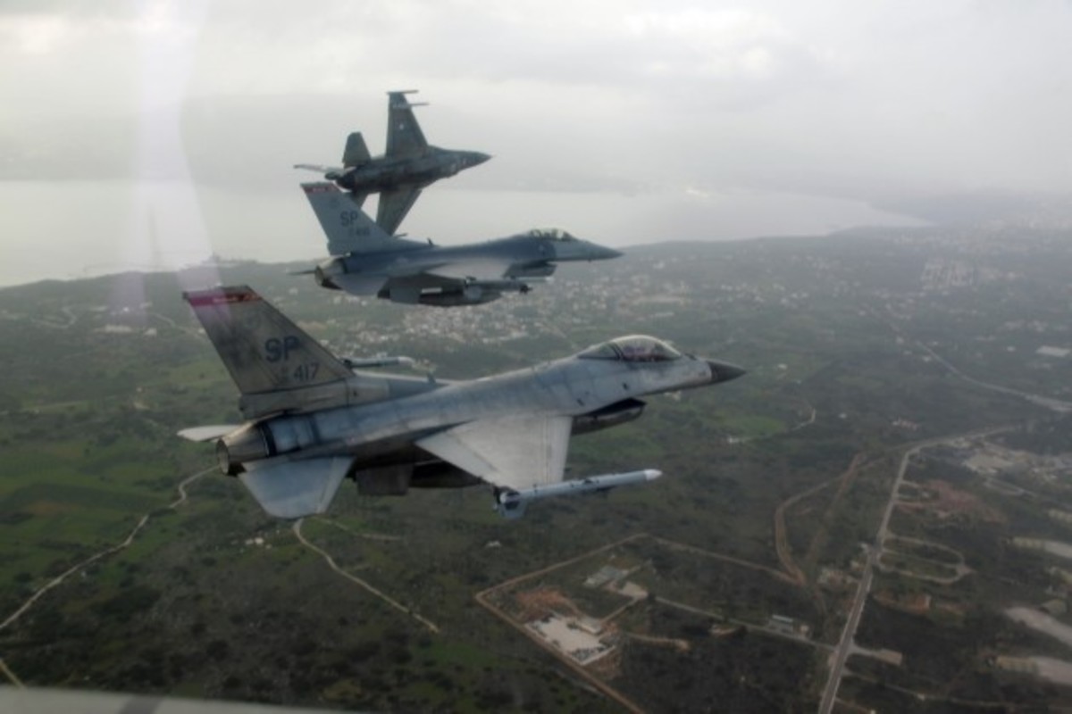 Ελληνοαμερικανικό TOP GUN – F-16 στον αέρα! ΒΙΝΤΕΟ