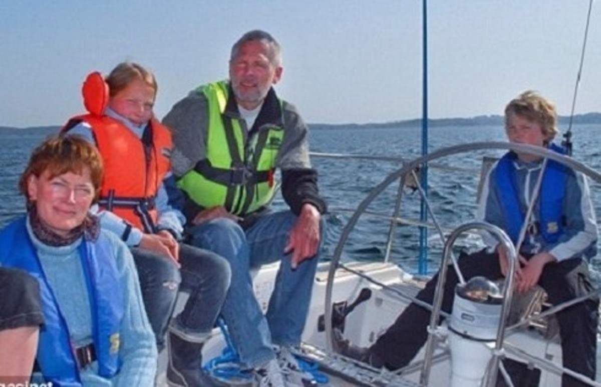 Η οικογένεια των Δανών που απήχθη από τους πειρατές.