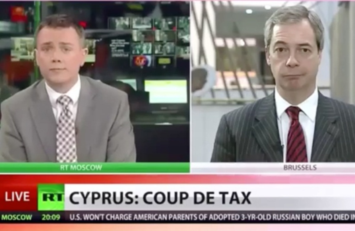 “Πάρτε τα χρήματά σας και τρέξτε” – Ο N.Farage μιλά για το “έγκλημα” στην Κύπρο