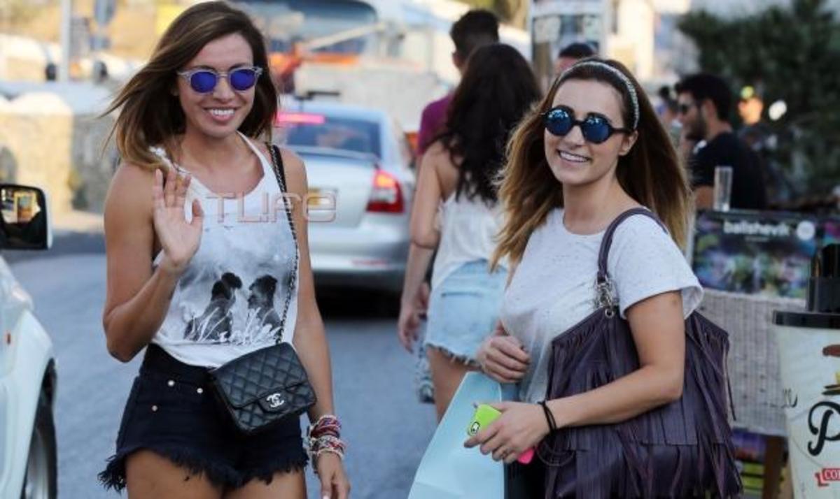 Οι αδερφές Φαρμάκη αναστατώνουν τη Μύκονο! Φωτογραφίες