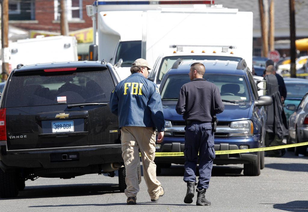 Το FBI ερευνά δύο περιοχές της Βοστώνης
