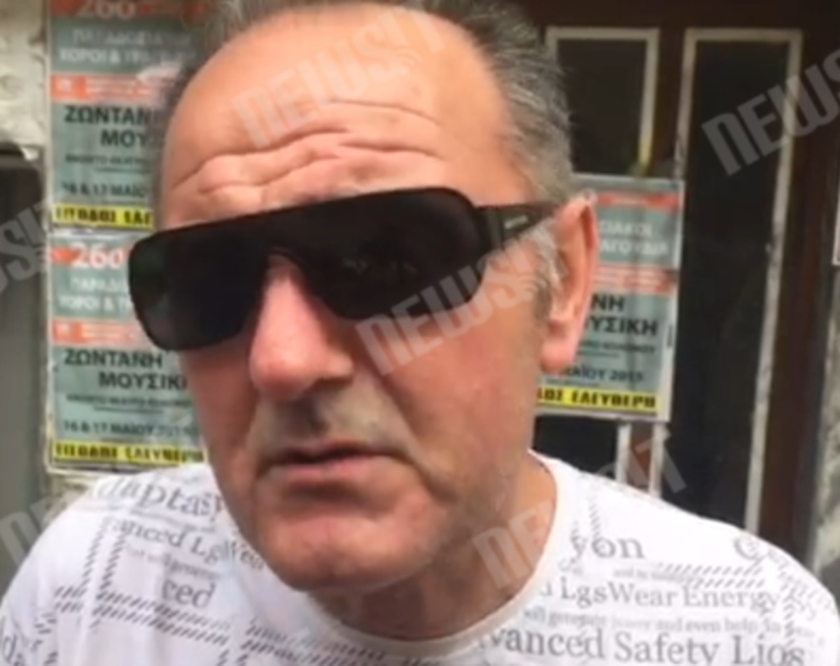 Συντετριμμένος φίλος νεκρού αστυνομικού