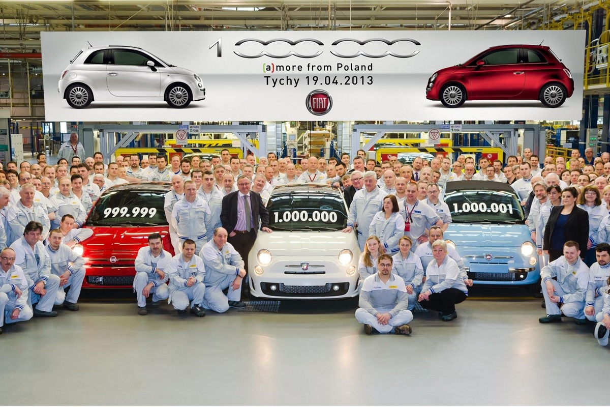Fiat 500: Ξεπέρασε το 1.000.000 αυτοκίνητα η παραγωγή του