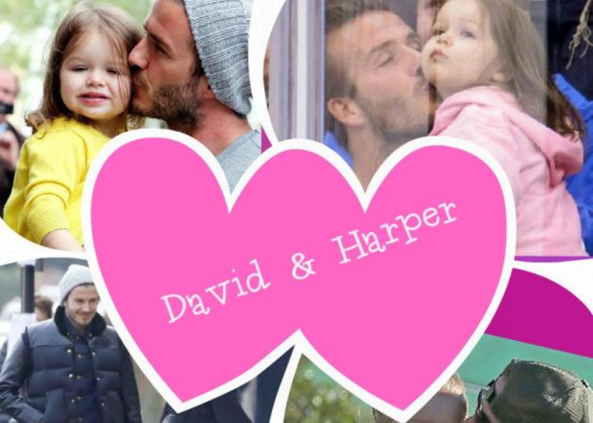 Ο πιο τρυφερός, διάσημος μπαμπάς: David Beckham & Harper! Δες τις φωτογραφίες!
