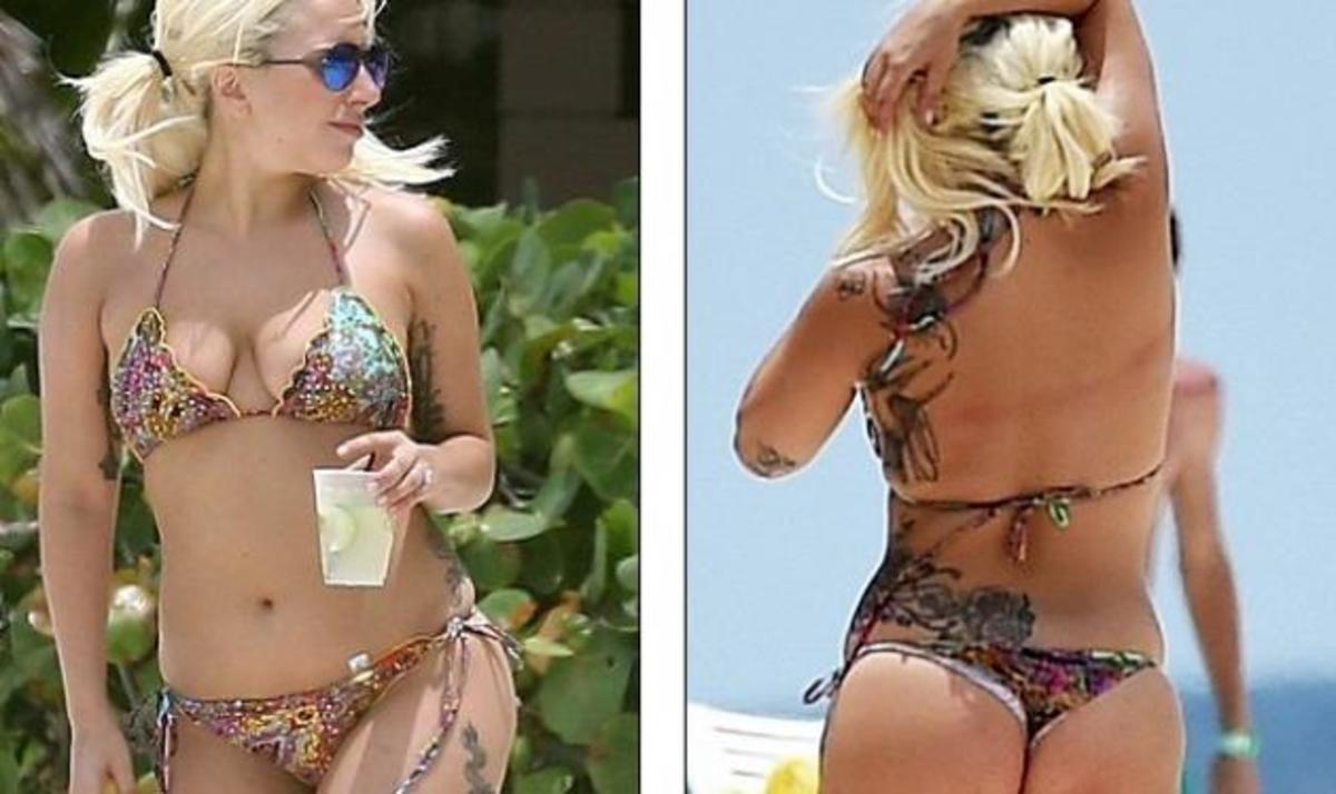 H Lady Gaga μας δείχνει το μικροσκοπικό μπικίνι της στις Μπαχάμες!