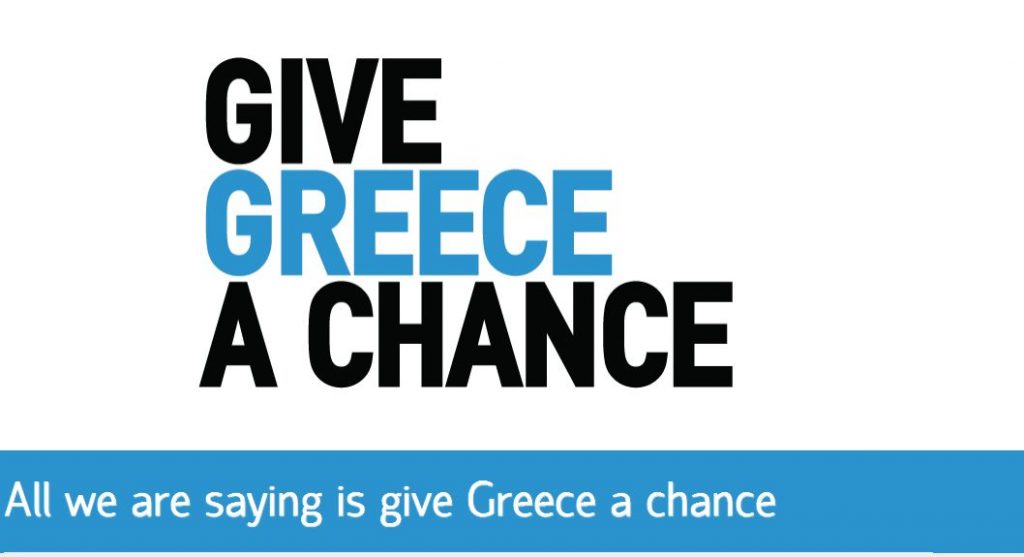 “Give Greece a Chance”