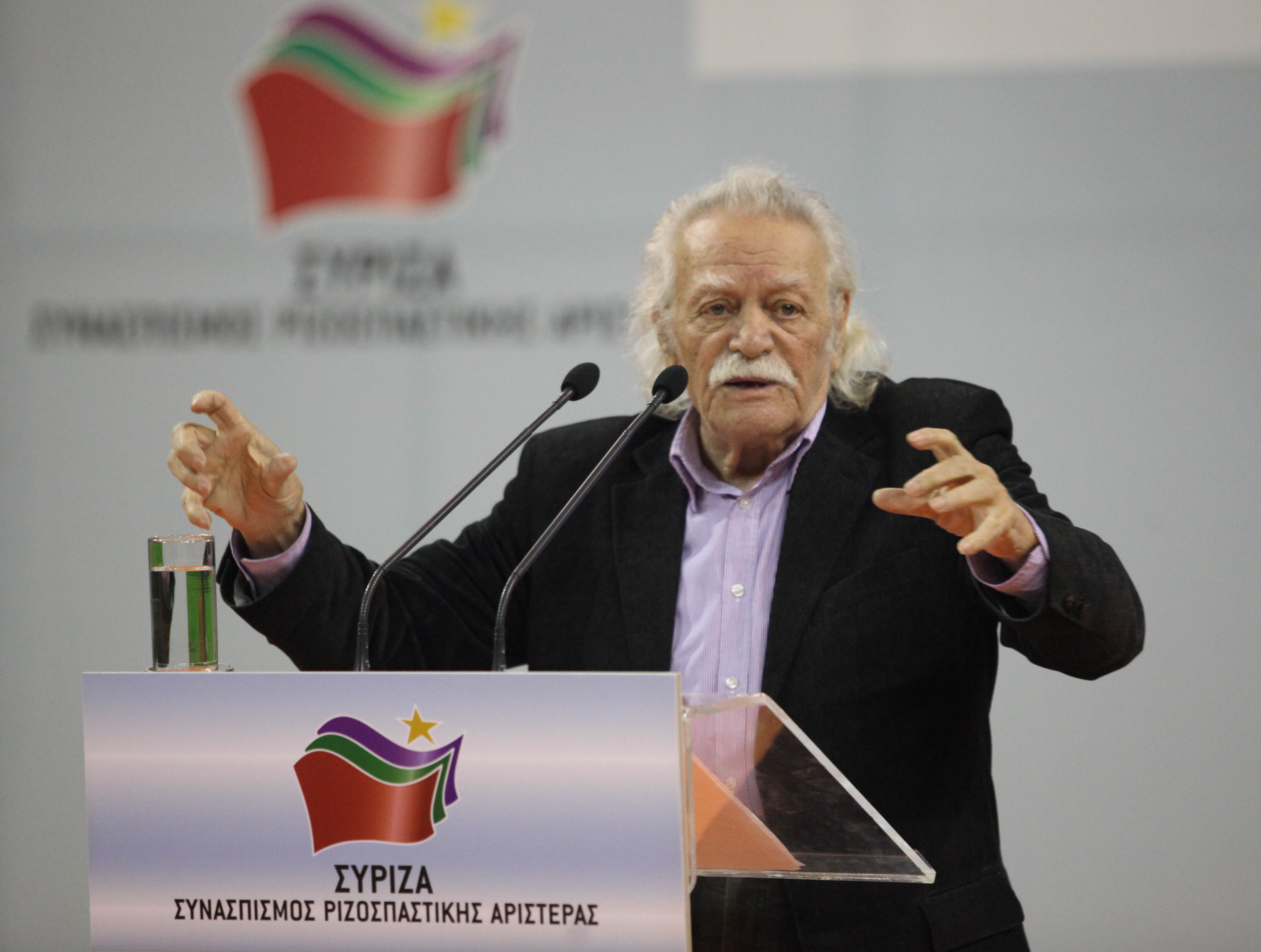 Ο Μ. Γλέζος επικεφαλής στο ψηφοδέλτιο Επικρατείας του ΣΥΡΙΖΑ