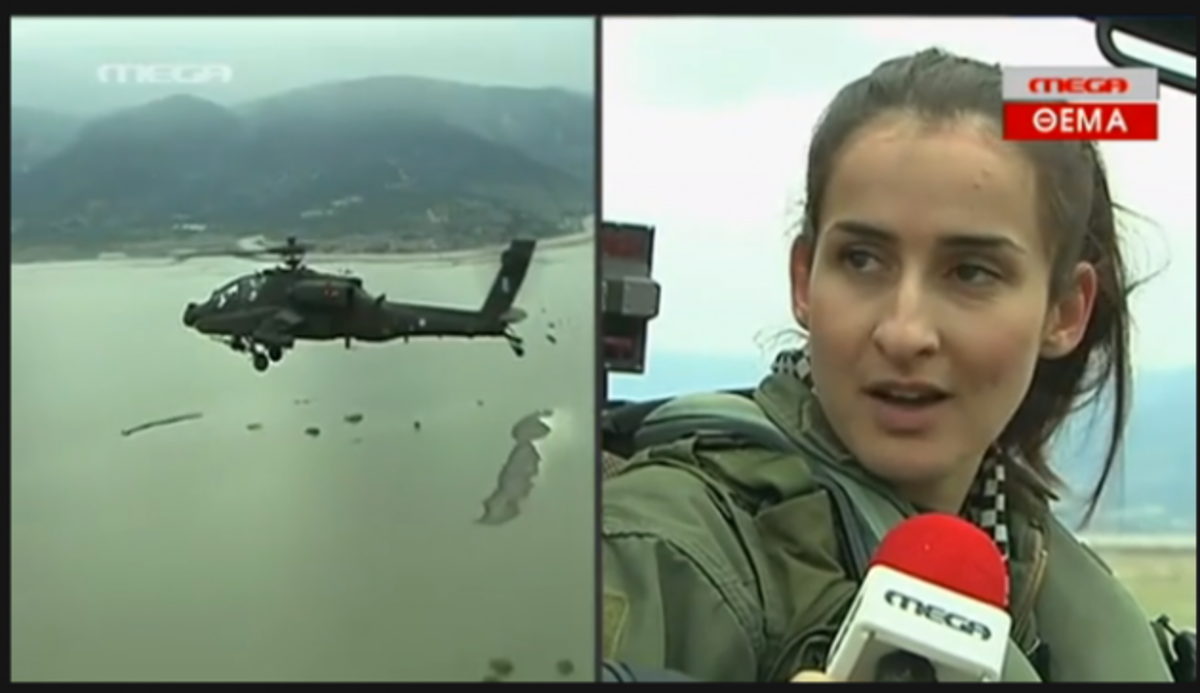 Μια αμαζόνα με Apache! Η πρώτη γυναίκα πιλότος σε επιθετικό ελικόπτερο