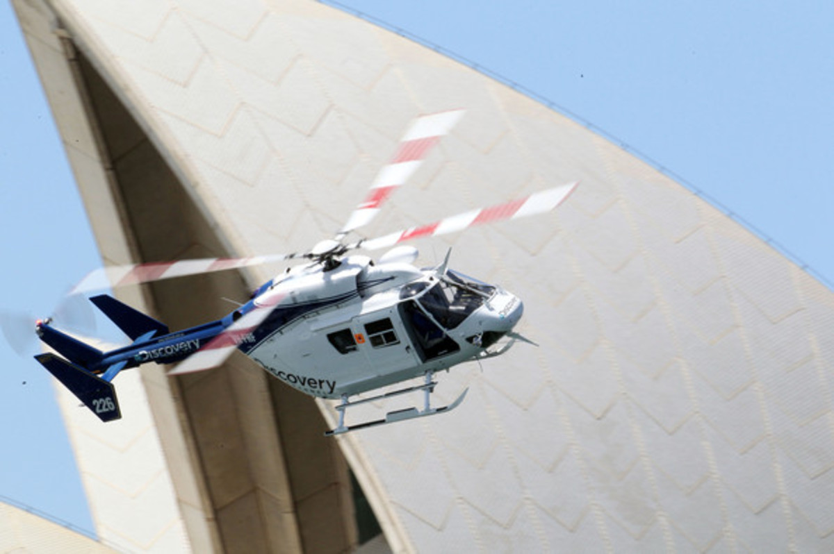 Έπεσε ελικόπτερο του Discovery Channel κατά τη διάρκεια γυρισμάτων