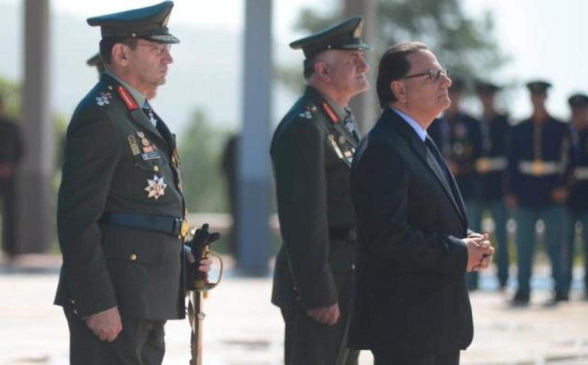 Παναγιωτόπουλος – Γκίνης στην Ευελπίδων – Φωτογραφίες από την τελετή “έντασης”