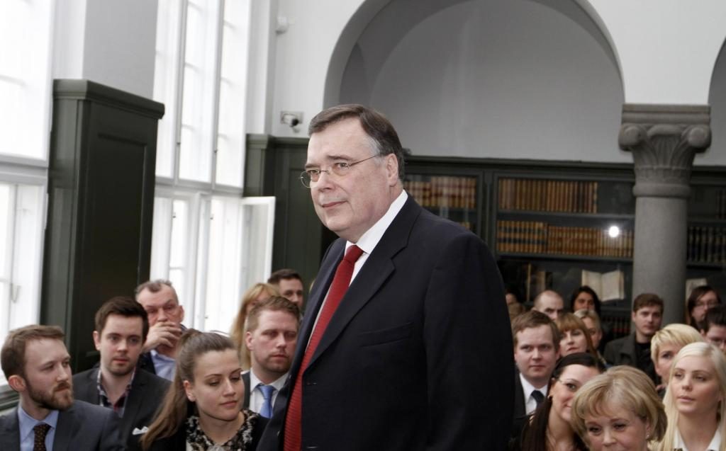 Ο πρώην πρωθυπουργός της Ισλανδίας στο δικαστήριο. ΦΩΤΟ REUTERS