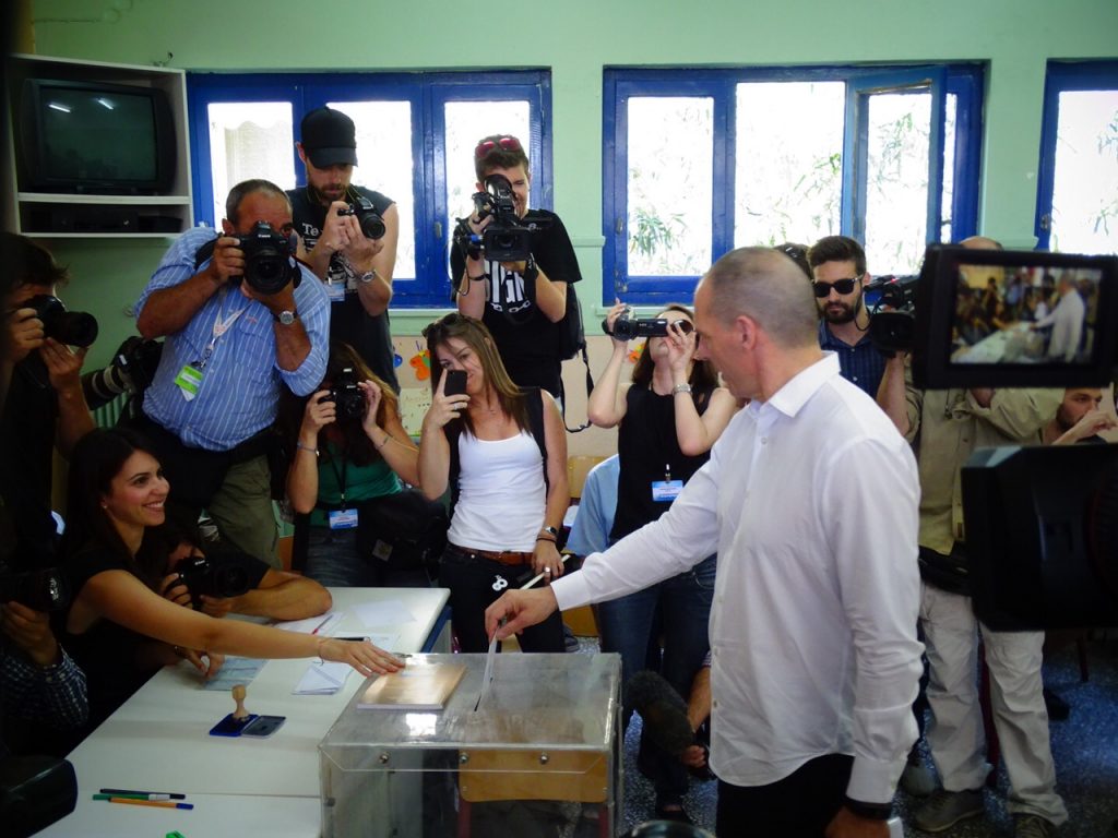 ”Κράξιμο” πολίτη σε Βαρουφάκη