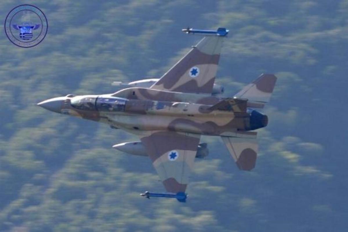 Ισραηλινά F 16 εν δράσει στην Ελλάδα. Φωτογραφίες στον αέρα!