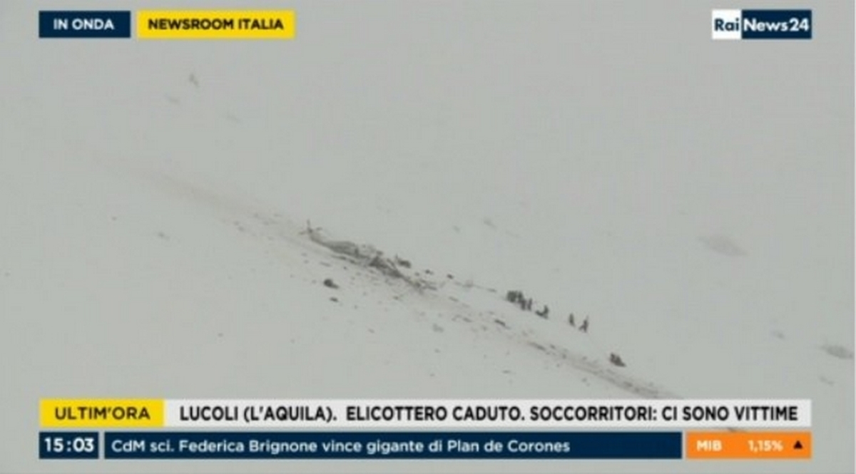 Ξανά στο πένθος η Ιταλία! Συντριβή ελικοπτέρου διάσωσης με 6 νεκρούς