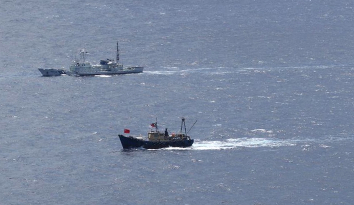 Ιαπωνικά πλοία αναχώρησαν για τα νησιά Σενκάκου