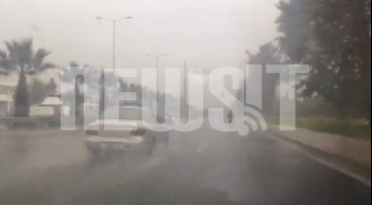 H καταιγίδα στην Αττική