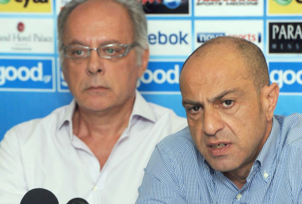 Οι Θανάσης Τζεβελέκης (αριστερά) και Γιάννης Δαμιανίδης (δεξιά)