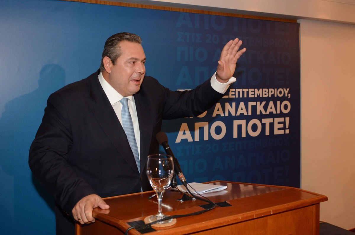 Αποτελέσματα εκλογών 2015 – Καμμένος: «Αν δεν μπούμε στη Βουλή αποχωρώ»