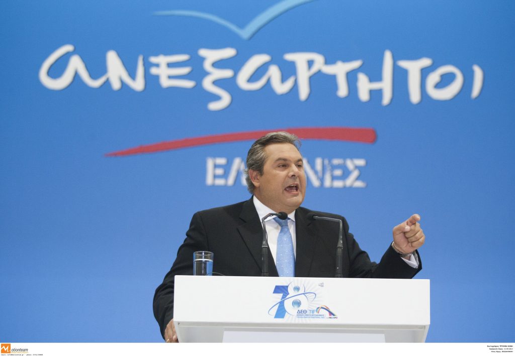 Σφοδρή επίθεση Καμμένου σε Σαμαρά και Βενιζέλο