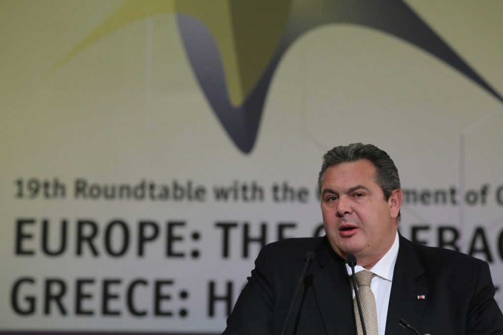 Ο Καμμένος ζήτησε παρέμβαση των ΗΠΑ για να χαλαρώσει το ΔΝΤ