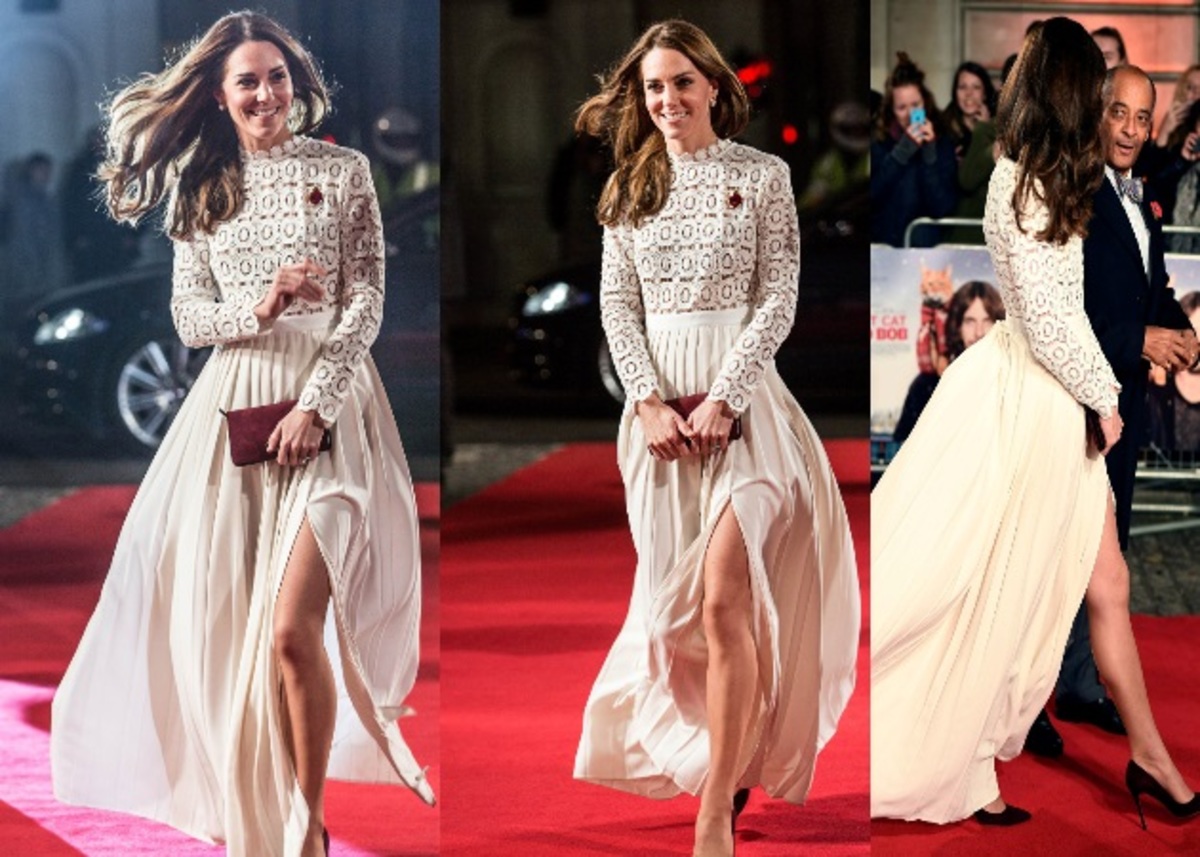 Η Kate Middleton αντιγράφει την Jolie! Χαμός με το σκίσιμο στο φόρεμα της [pics]