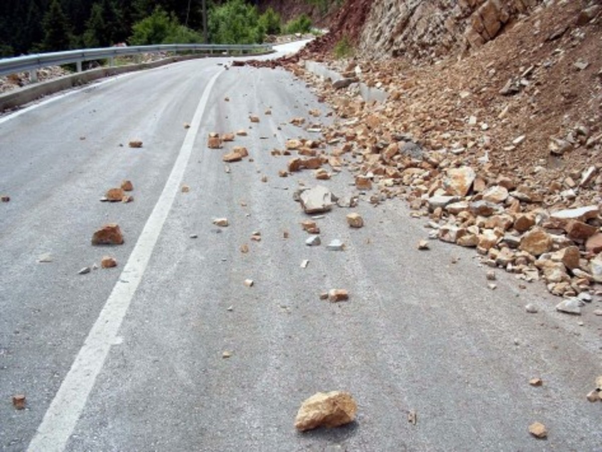 Κατολίσθηση στην Εγνατία οδό – Που υπάρχει πρόβλημα