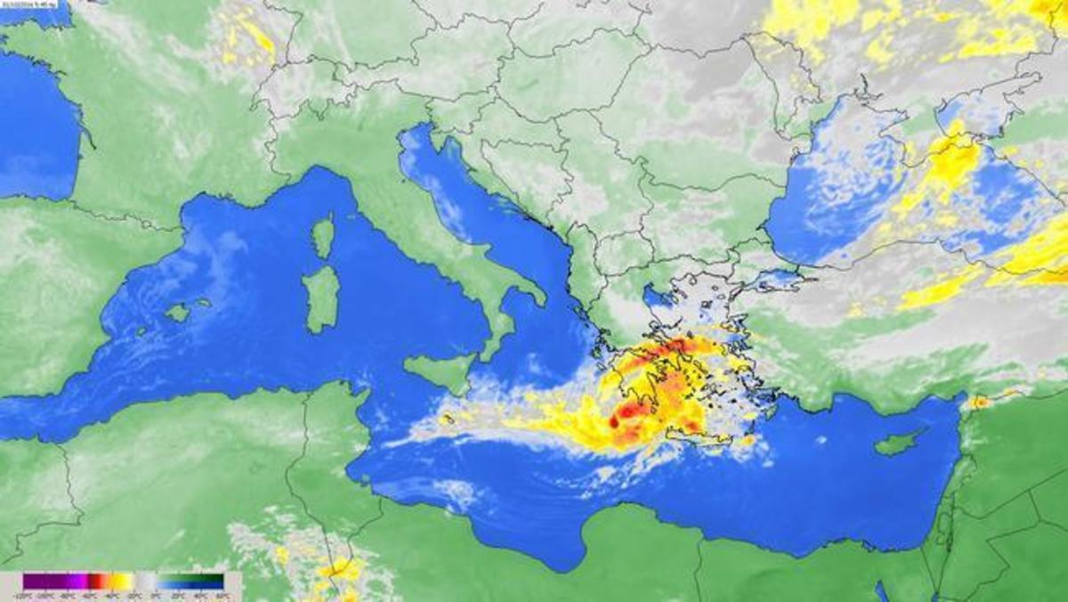 Καιρός: Κυκλώνας θα χτυπήσει την Κρήτη – Αναλυτικοί χάρτες