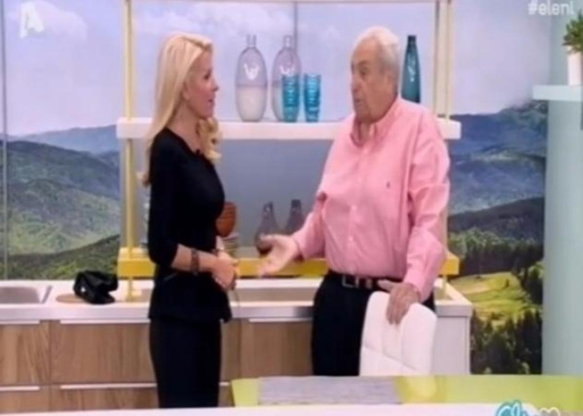 Αυτός είναι ο… πραγματικός λόγος της επίσκεψης Κοντομηνά στο πλατό της Ελένης!