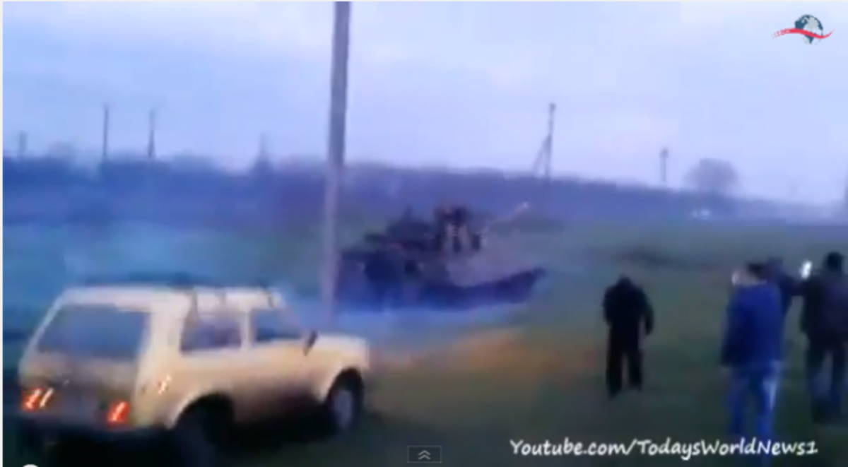 Lada εναντίον άρματος μάχης στην Ουκρανία! ΒΙΝΤΕΟ