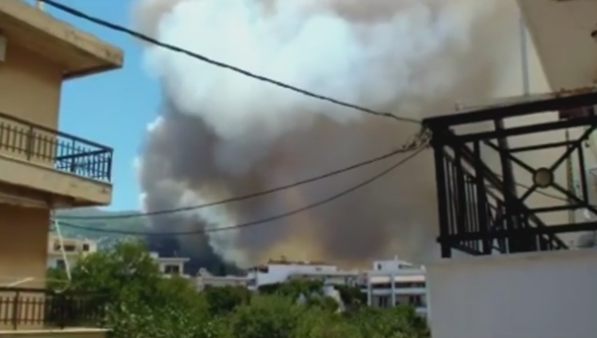 Φωτιά στη Λακωνία: Μια ανάσα από τη Νεάπολη η φωτιά – Δραματικές ώρες για τους κατοίκους