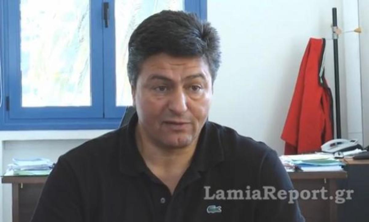 Ο αρμόδιος αντιδήμαρχος Σωτήρης Κουτσοβέλης - Εικόνα από το LamiaReport