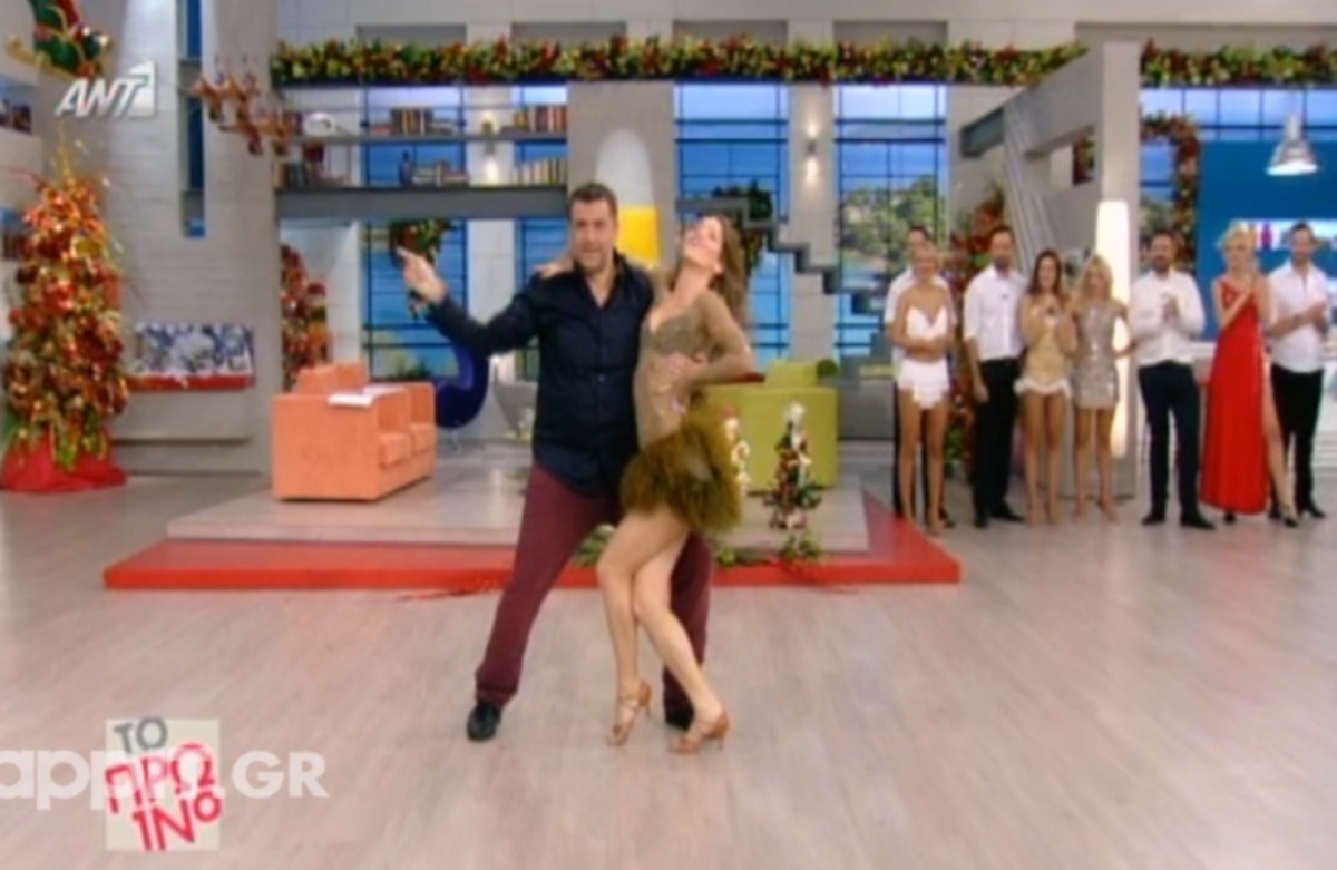 Απολαύστε τον Γιώργο Λιάγκα να χορεύει τάγκο!