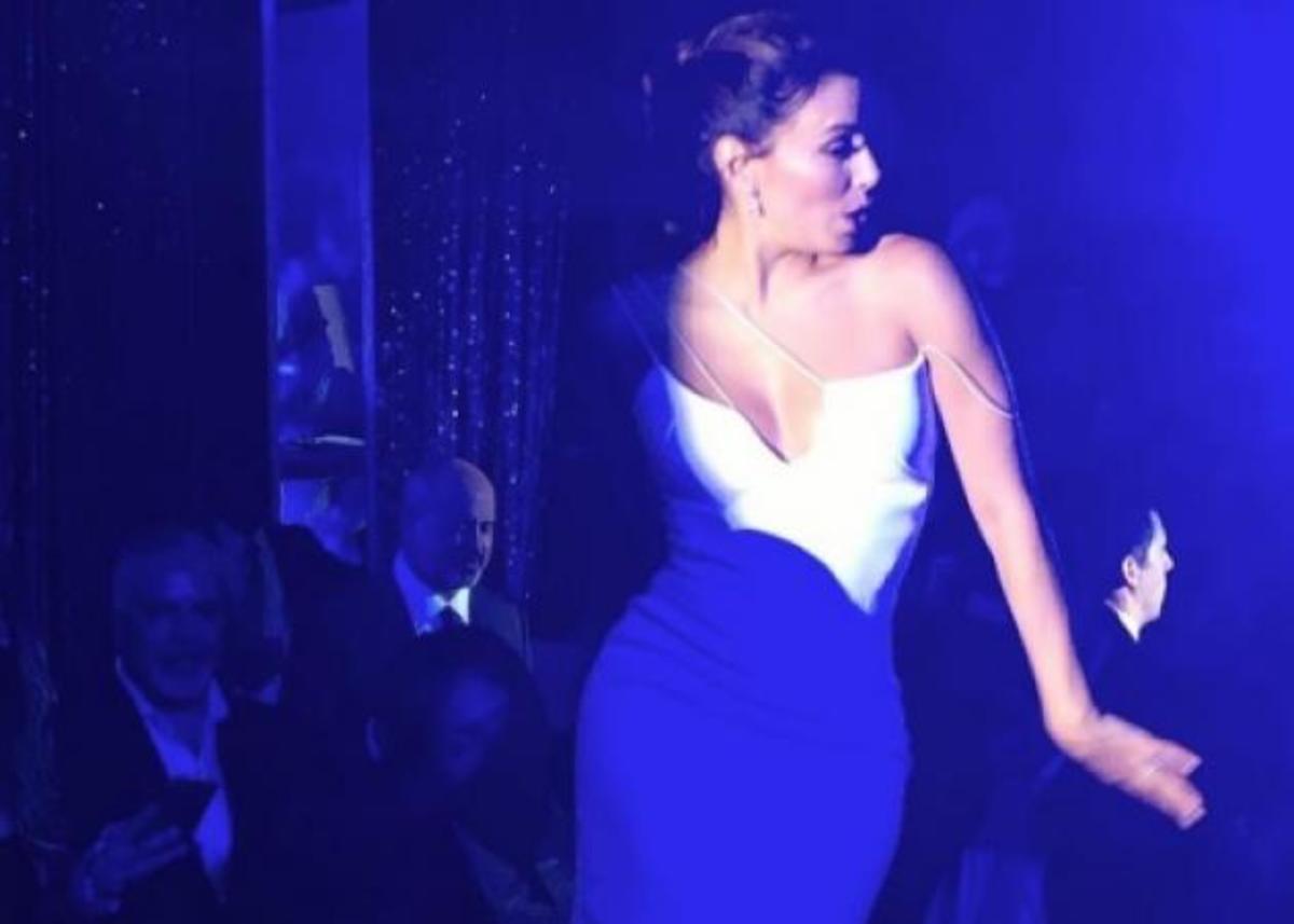 Eva Longoria: Ανέβηκε στο τραπέζι μετά το γάμο της και άρχισε να χορεύει!