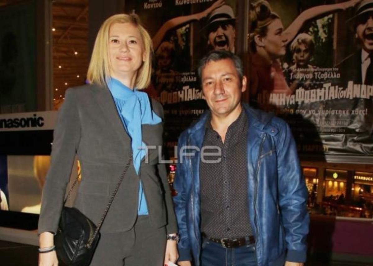 Ραχήλ Μακρή: Με τον άντρα της στο σινεμά!
