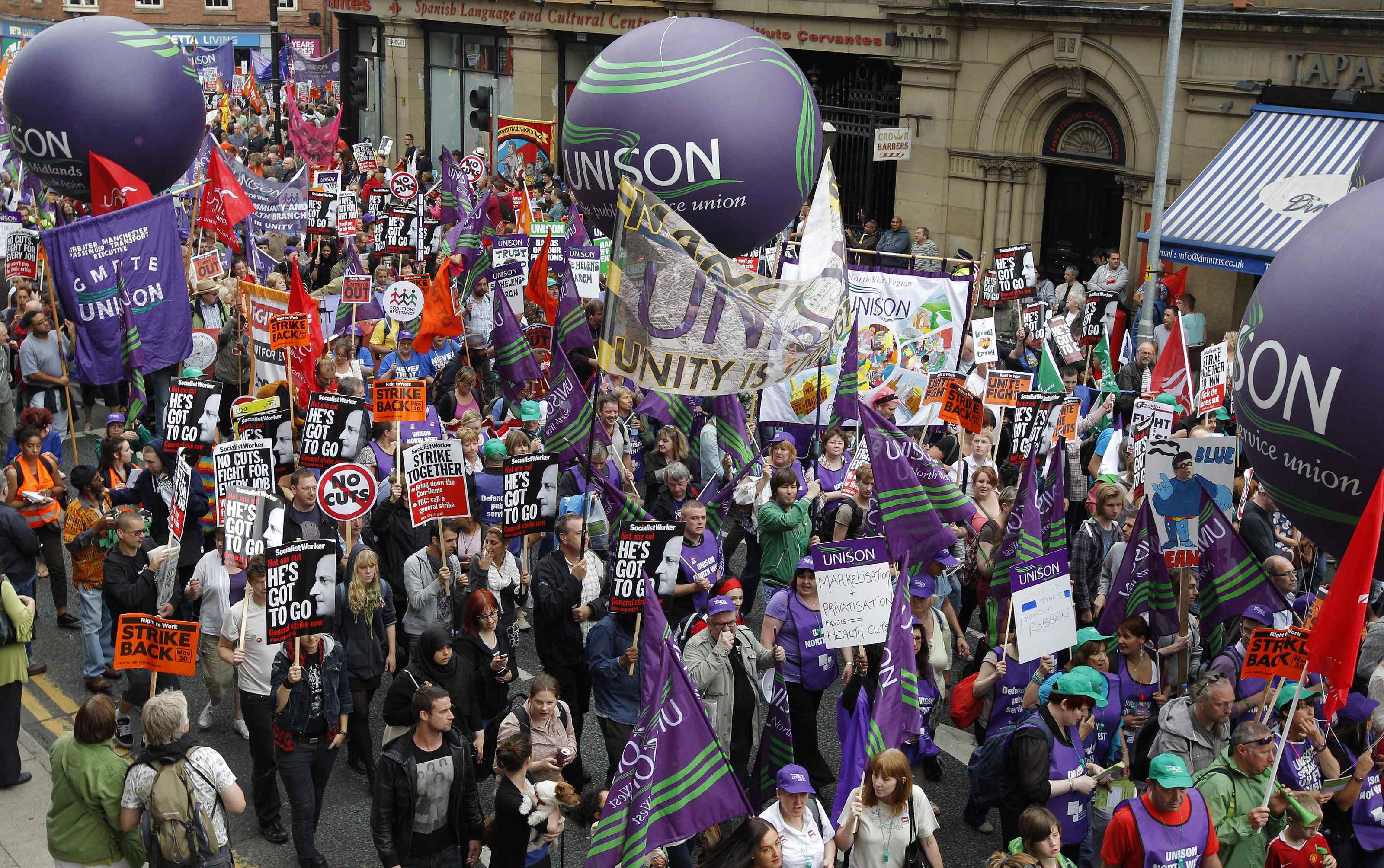 Διαδήλωσαν οι Βρετανοί κατά των μέτρων λιτότητας