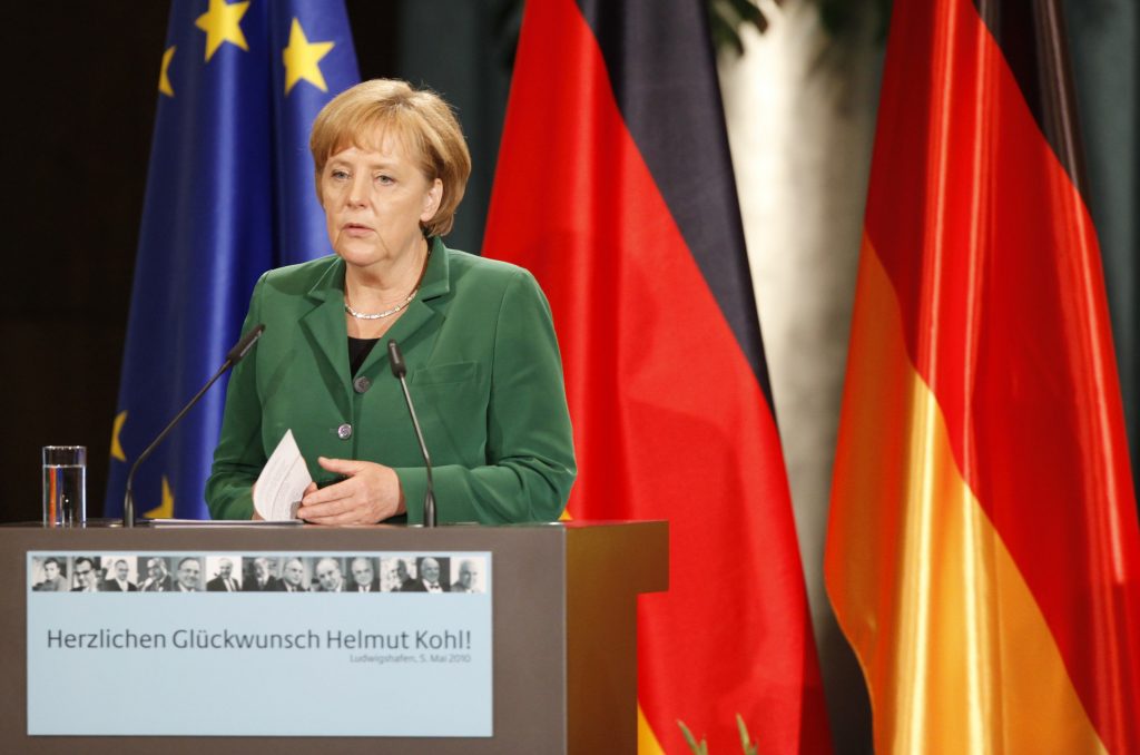 Η γερμανίδα καγκελάριος Άγκελα Μέρκελ βλέπει τη συντριβή της να έρχεται...ΦΩΤΟ REUTERS