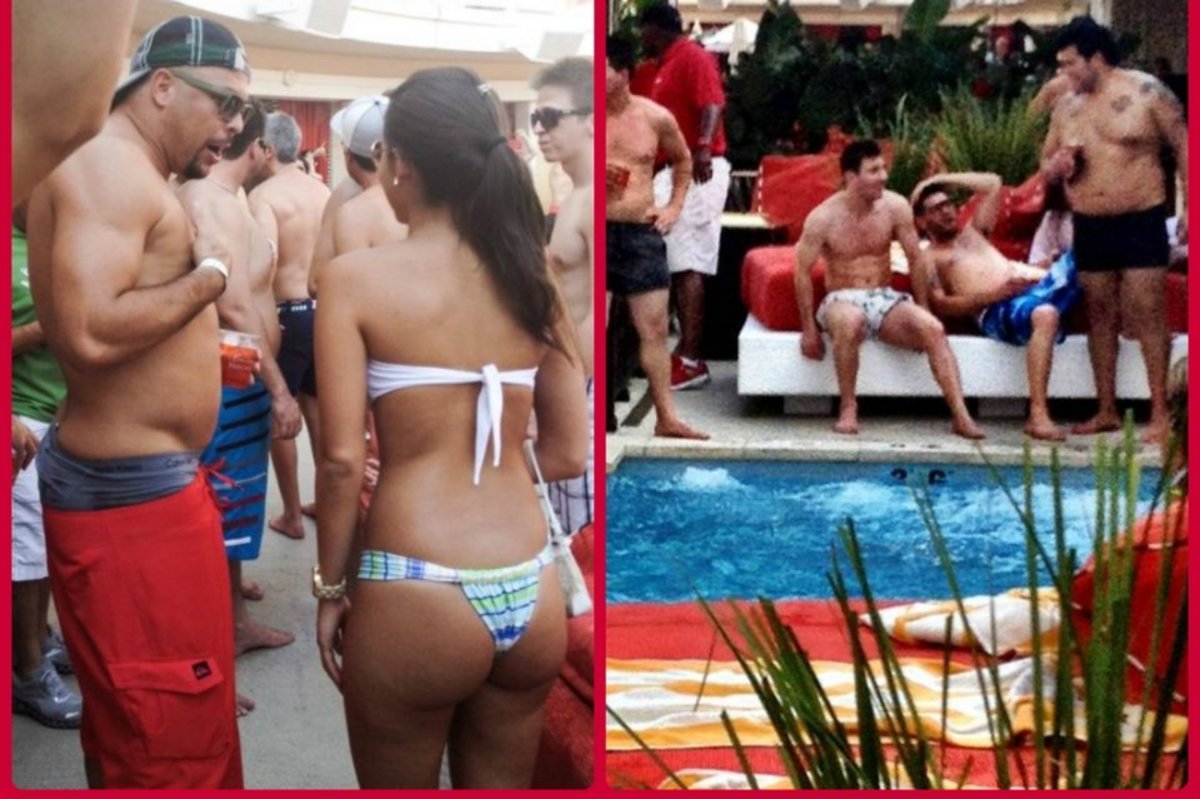 Ξεσάλωσαν Ρονάλντο και Μέσι σε pool party (ΦΩΤΟ)