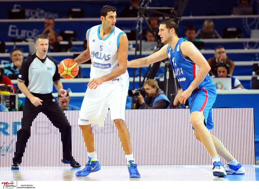 Ο Έλληνας σέντερ θα αναγκαστεί να παραμείνει για τις επόμενες ημέρες ακίνητος ΦΩΤΟ NEWSPORTS.