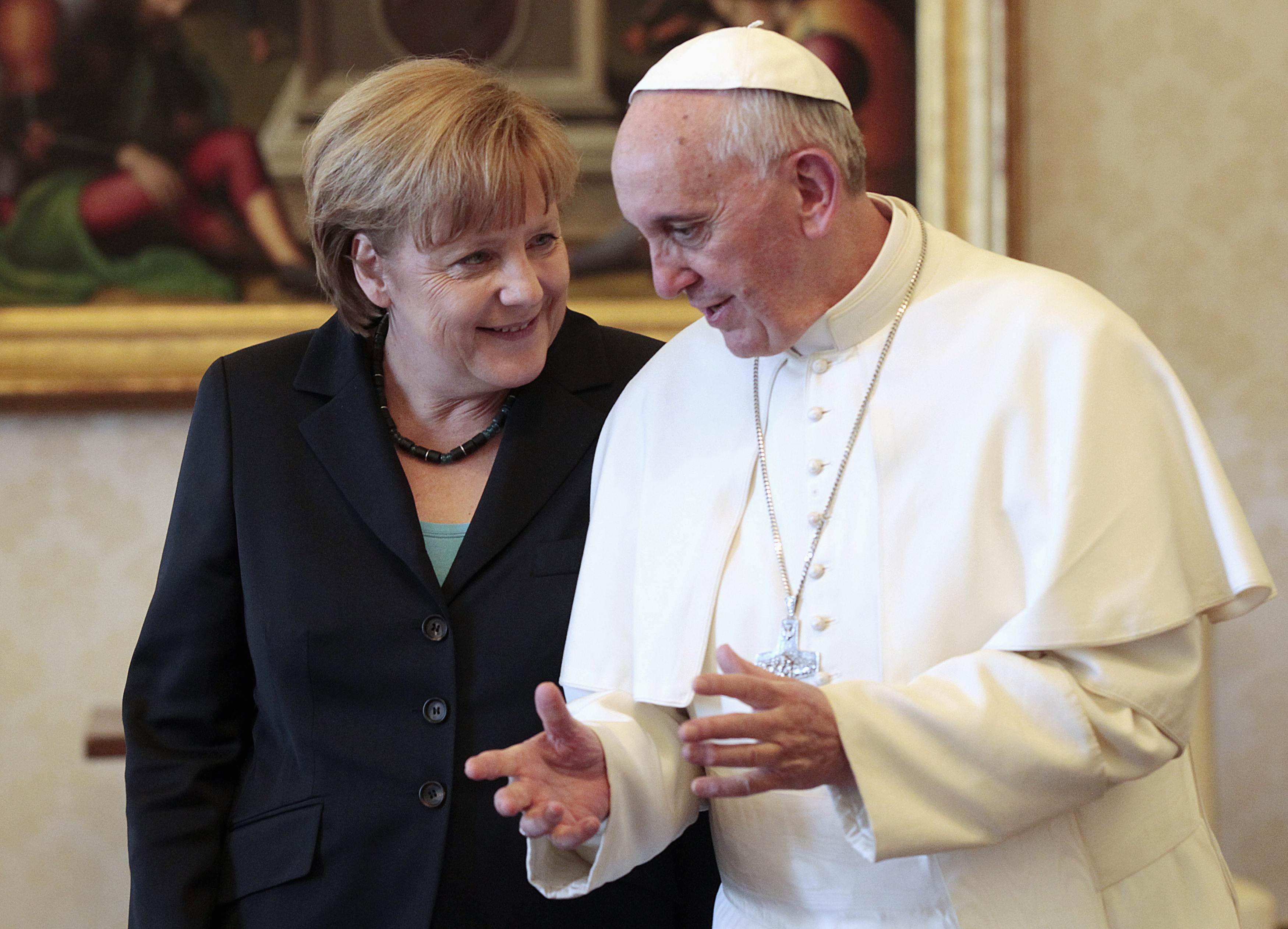 H Μέρκελ επισκέφτηκε τον Πάπα στο Βατικανό – Δείτε ΦΩΤΟ