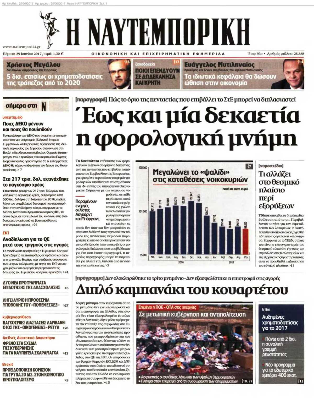 ΝΑΥΤΕΜΠΟΡΙΚΗ 29-06-2017