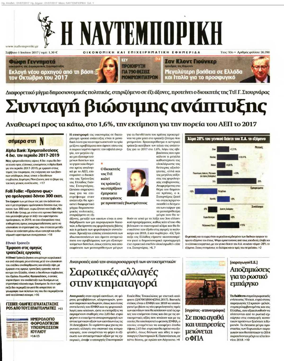 ΝΑΥΤΕΜΠΟΡΙΚΗ 01-07-2017