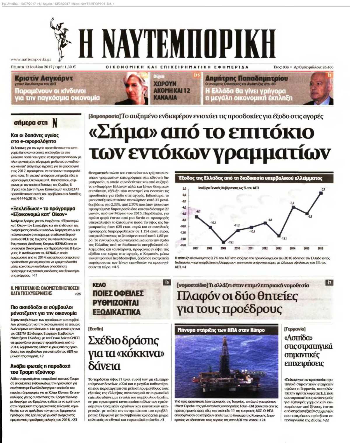 ΝΑΥΤΕΜΠΟΡΙΚΗ 13-07-2017