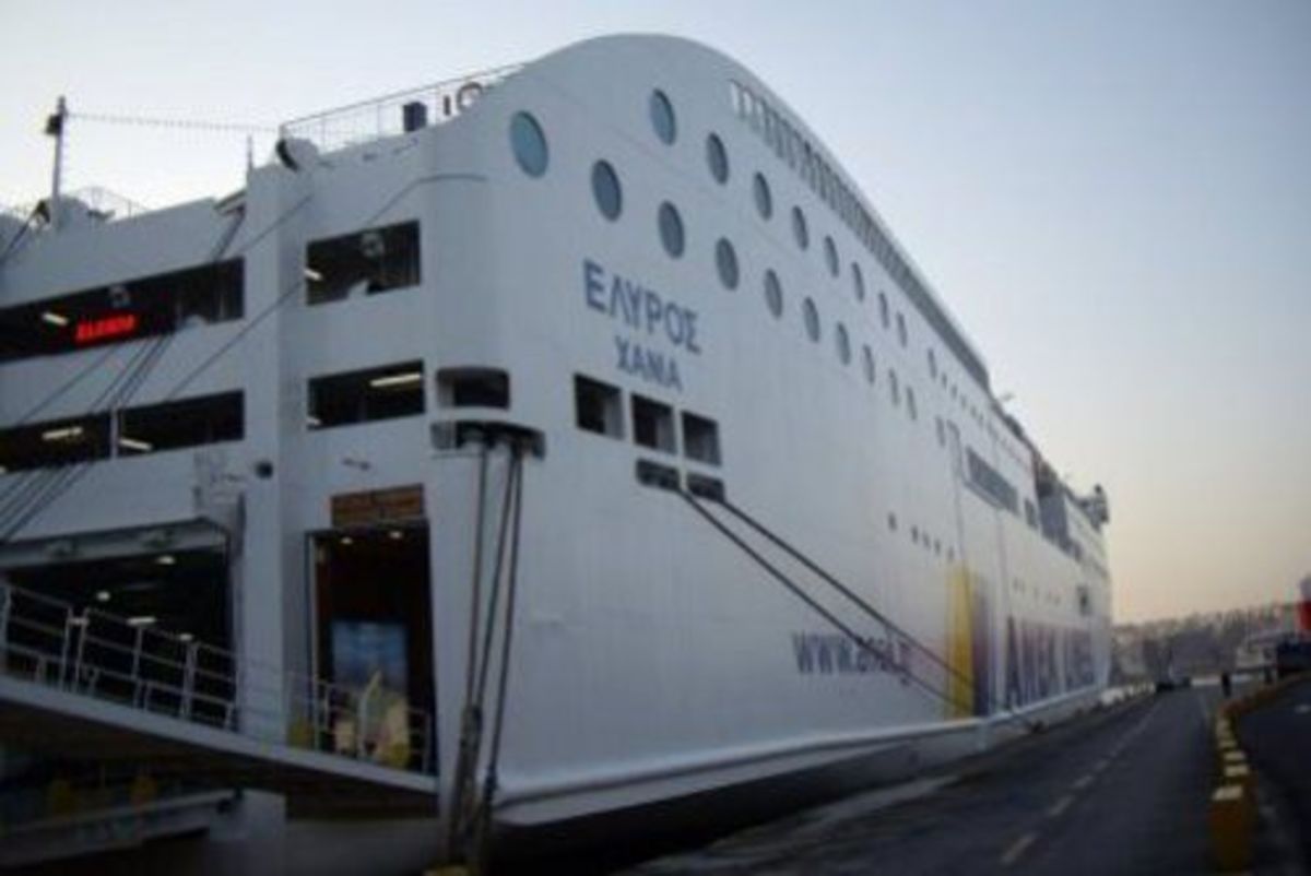 Τροχαίο σε… καταπέλτη πλοίου στη Σούδα