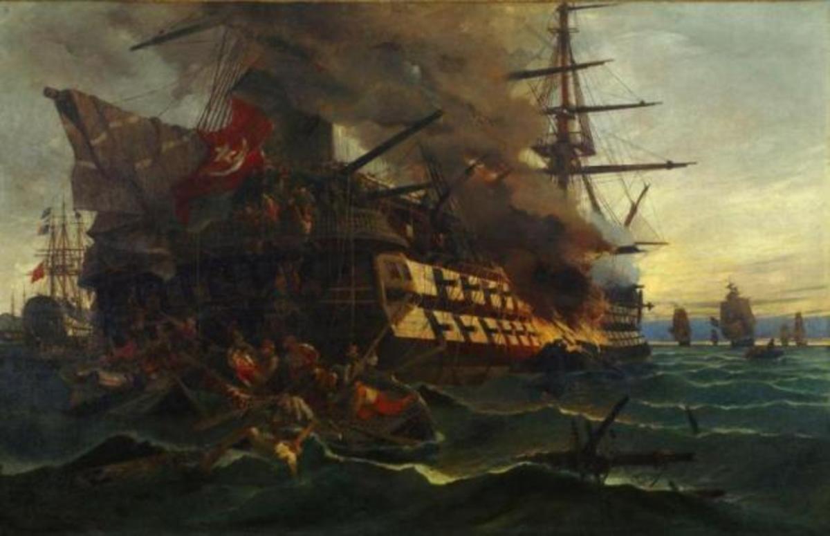 Έτσι πυρπόλησε ο Παπανικολής τους Τούρκους στην Ναυμαχία της Ερεσσού [pics]